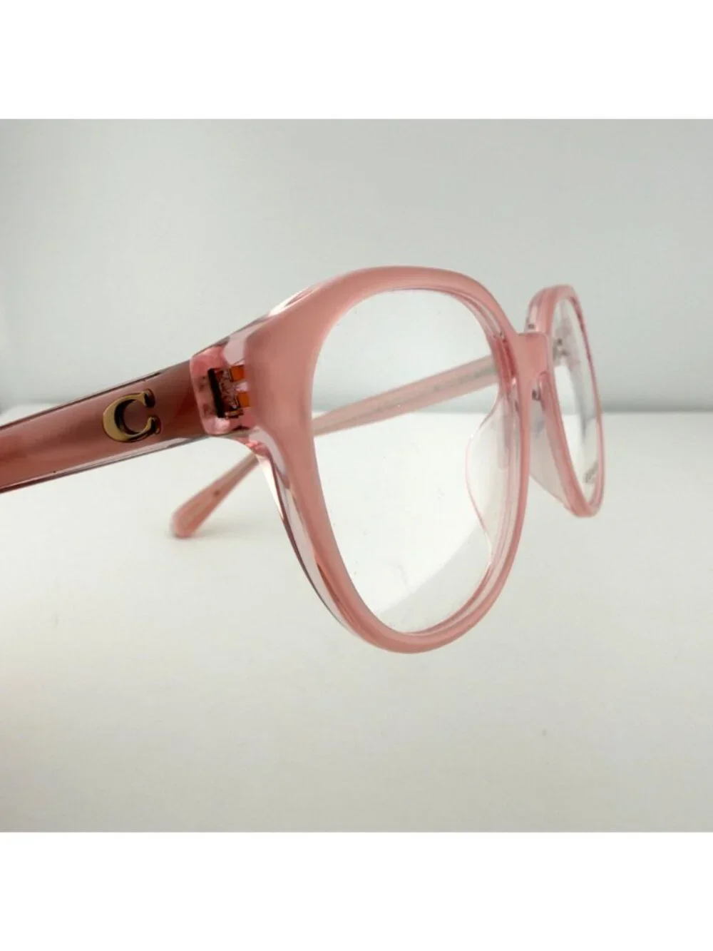 Coach HC6209U 5743 Eyeglasses Frames Milky Rose 52-18-140